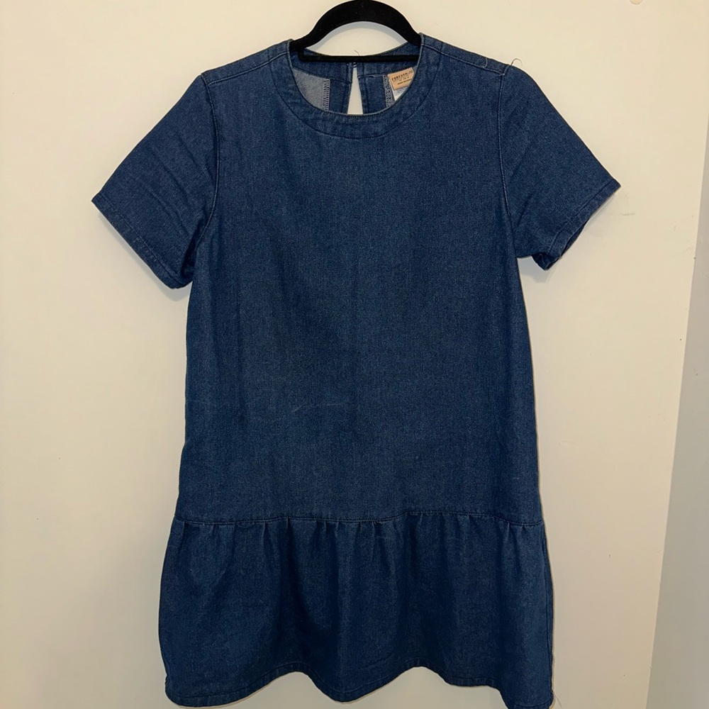 Forever 21 Kids Blue Denim Dress